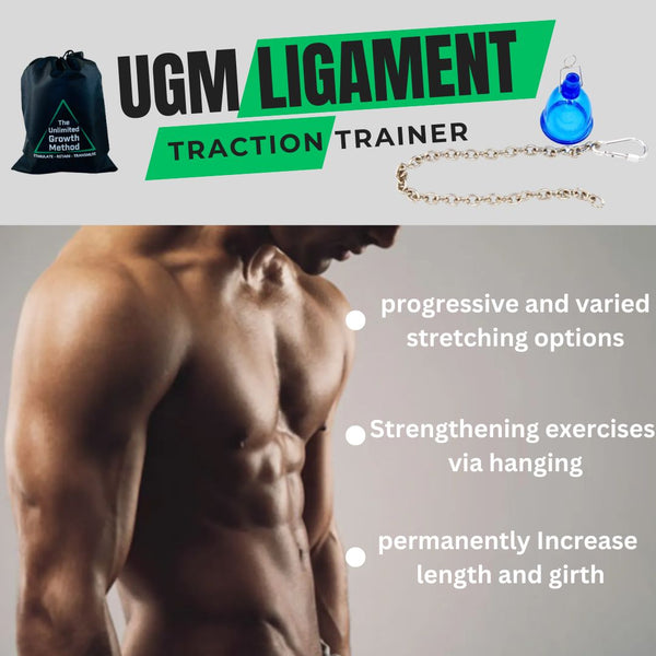 UGM Ligament Traction Trainer | Penile Suspensory Ligament Traction Puller / Hanger (2 in 1) | FREE carry bag AND FREE UGM Hypnosis Session With Purchase