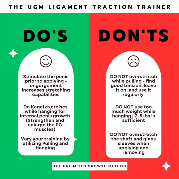 UGM Ligament Traction Trainer | Penile Suspensory Ligament Traction Puller / Hanger (2 in 1) | FREE carry bag AND FREE UGM Hypnosis Session With Purchase