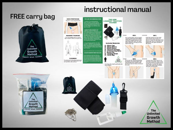 UGM Ligament Traction Trainer | Penile Suspensory Ligament Traction Puller / Hanger (2 in 1) | FREE carry bag AND FREE UGM Hypnosis Session With Purchase