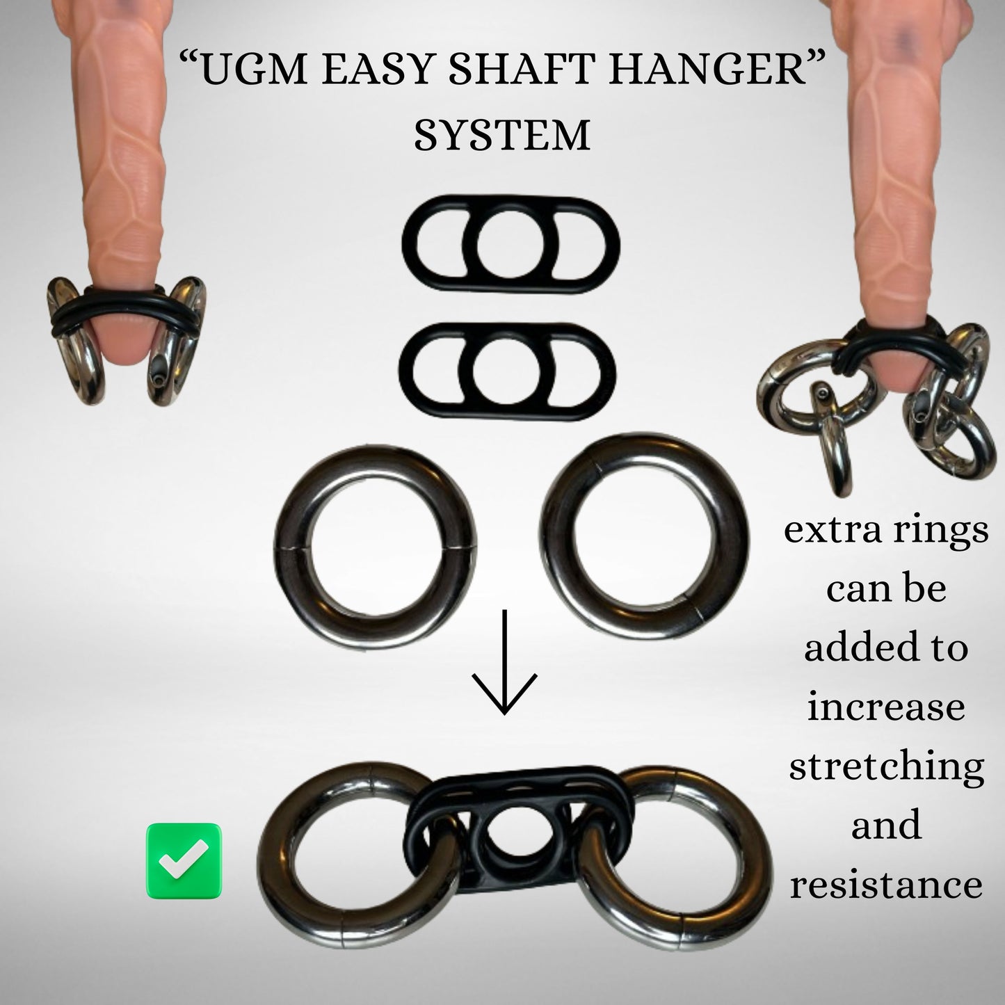 UGM Easy Shaft Hanger | FREE UGM Hypnosis Session With Purchase